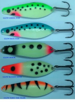 Creative Touch Glow Humpy Trolling Spoons